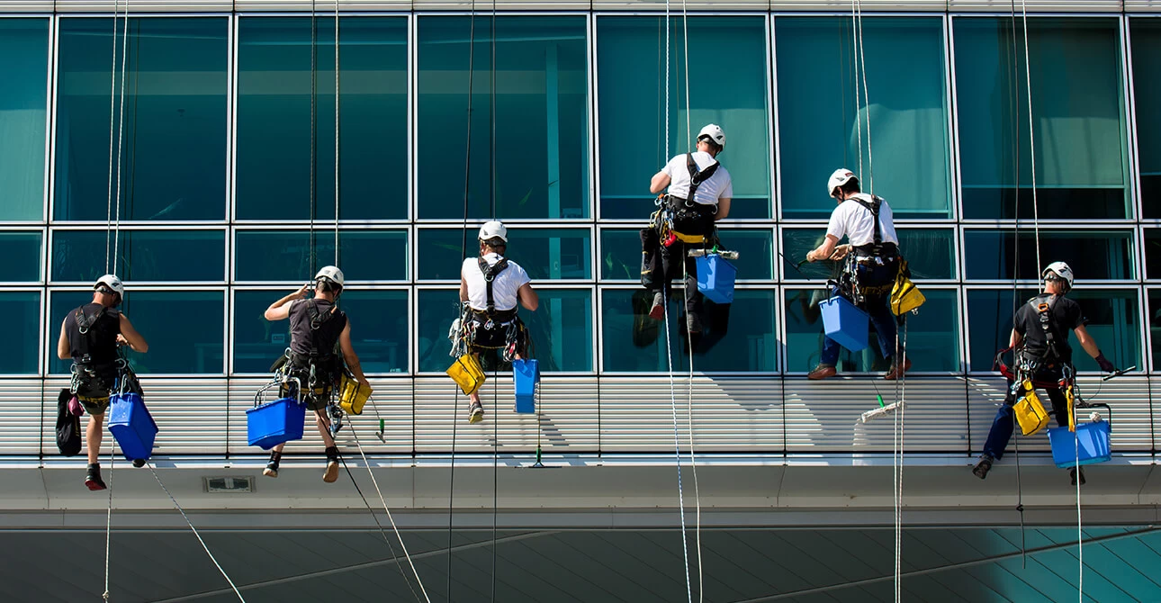bina dis cephe temizlik sektorune ozel yuksekte calisma egitimi